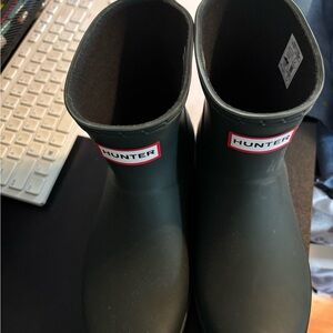 Hunter Dark Green Waterproof Boots